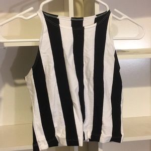 American Apparel cotton spandex crop top